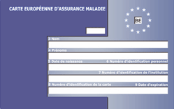 Carte Européenne d'Assurance Maladie (CEAM)